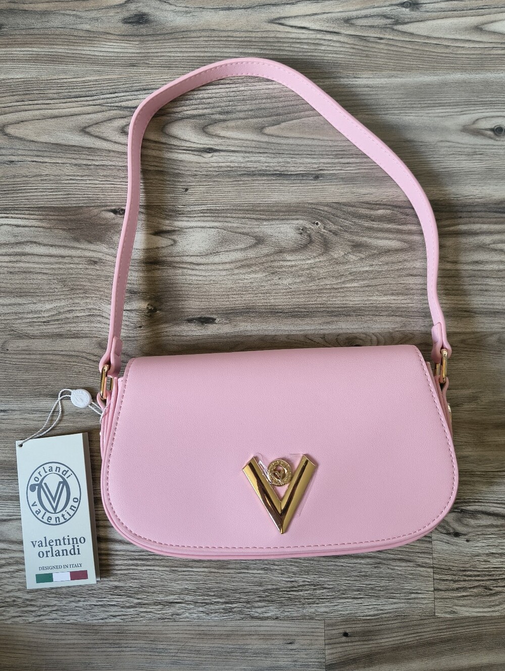Valentino Orlandi Pink Velora Shoulder Bag